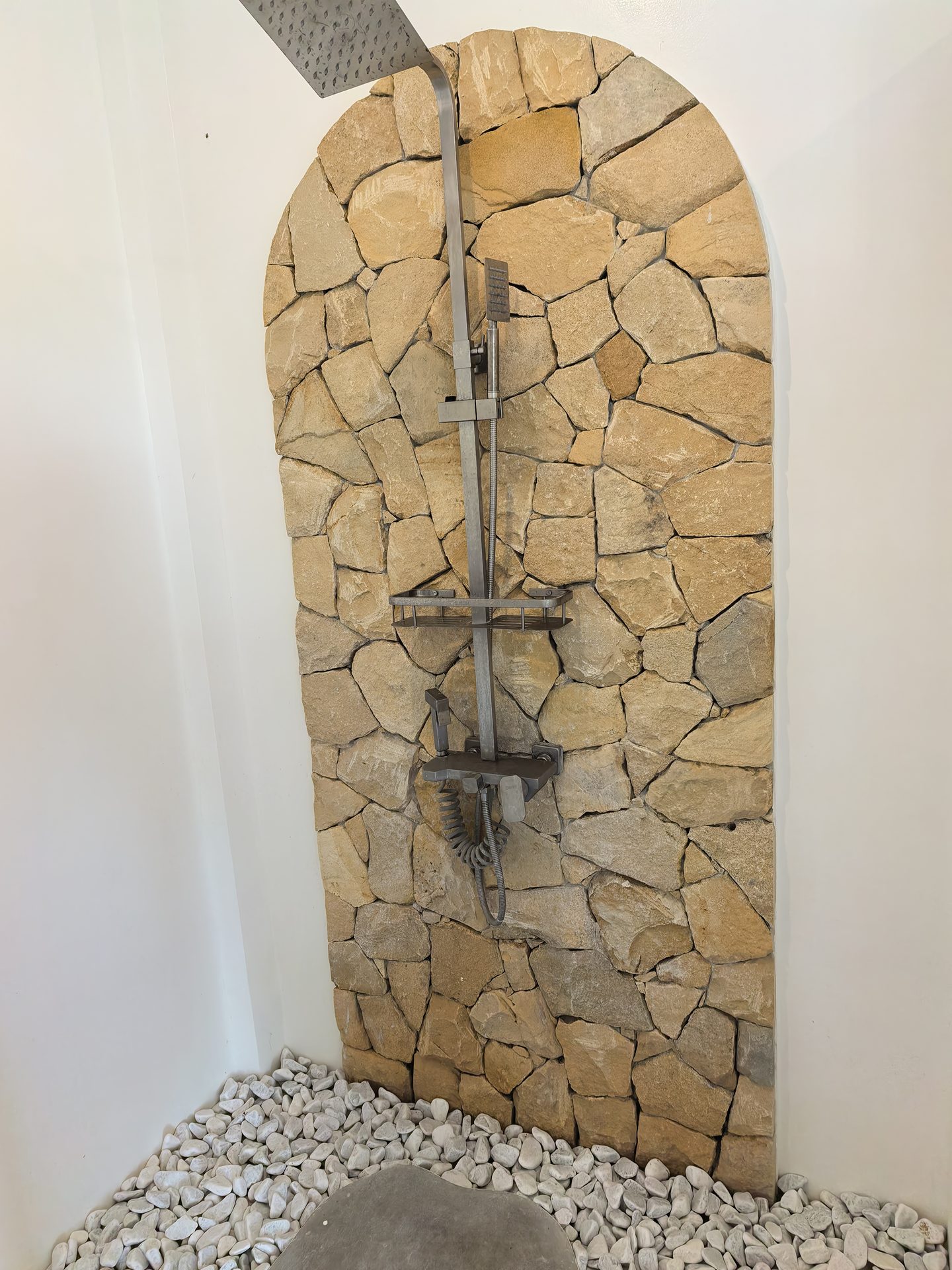 Stone shower