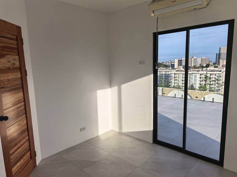 Bedroom with balcony