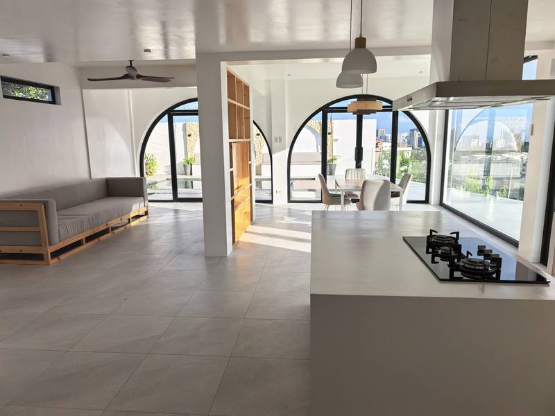 Open plan living area